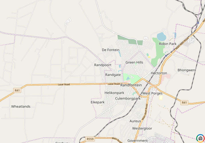 Map location of Randpoort